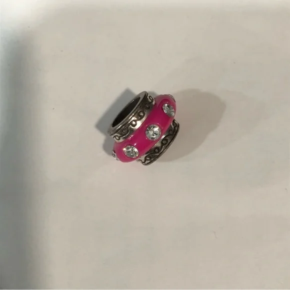 Brighton Bright Pink and Crystal Bead Charm GUC.  Perfect for Valentine’s Day! - Picture 3 of 3